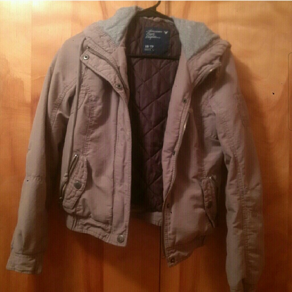 Bomber Jacket with Hood